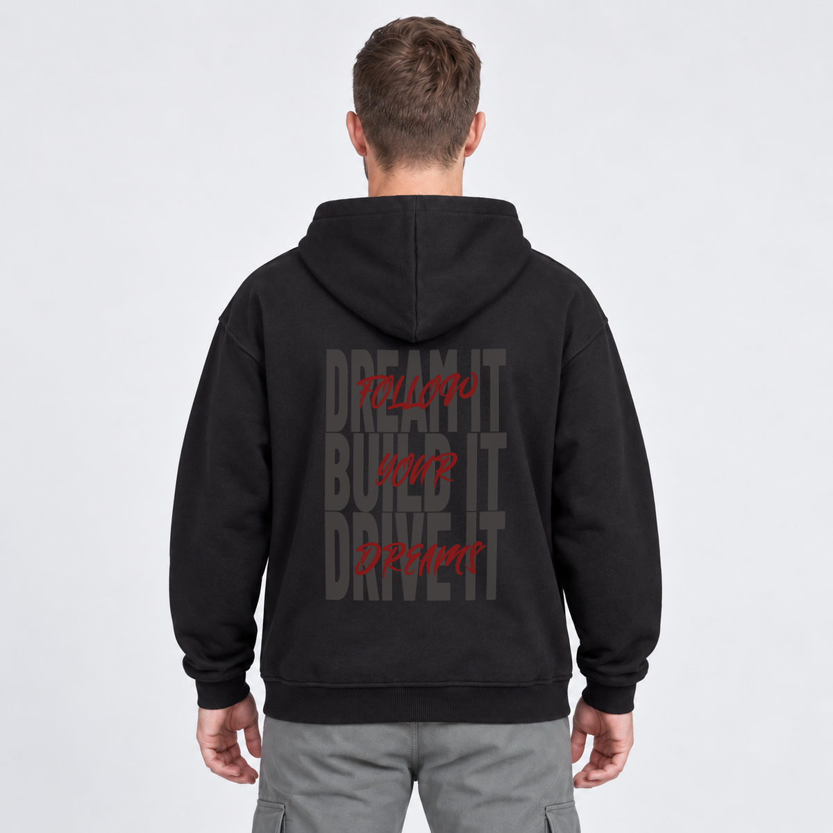 FOLLOW DREAMS Oversized Hoodie
