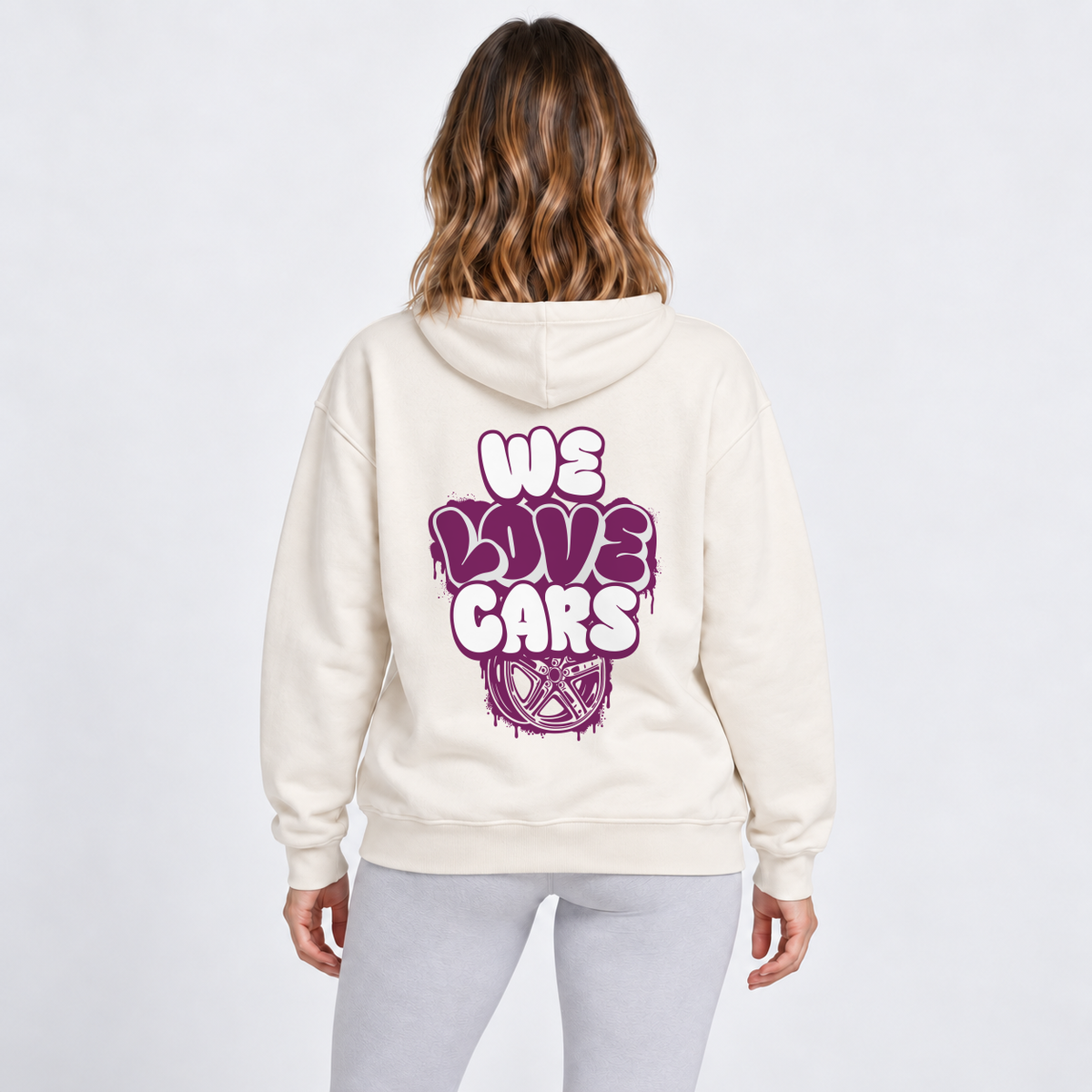 WE LOVE CARS Oversized Hoodie
