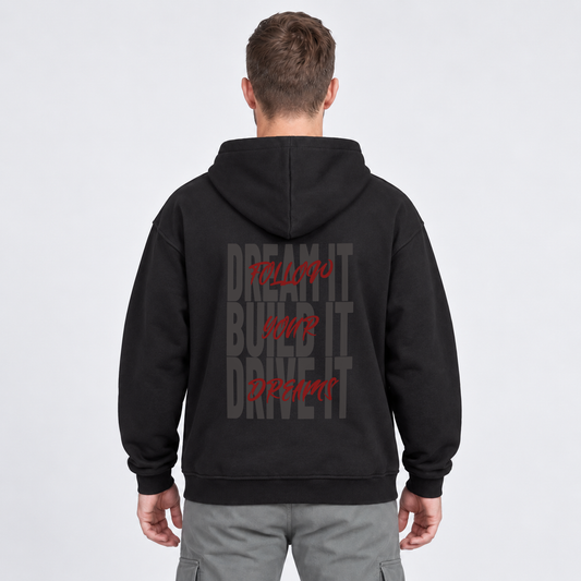 FOLLOW DREAMS Oversized Hoodie