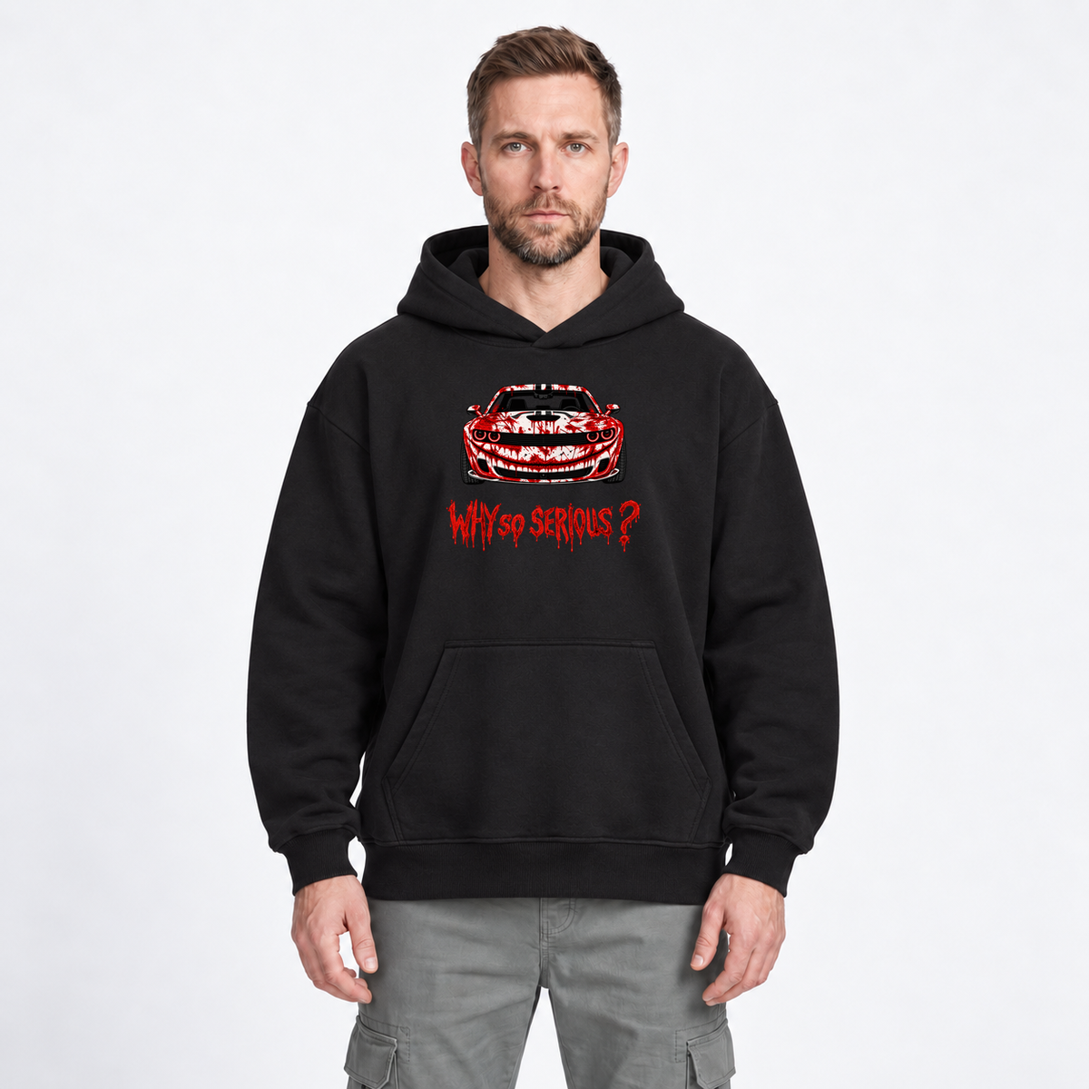 WHY SO SERIOUS Oversized Hoodie