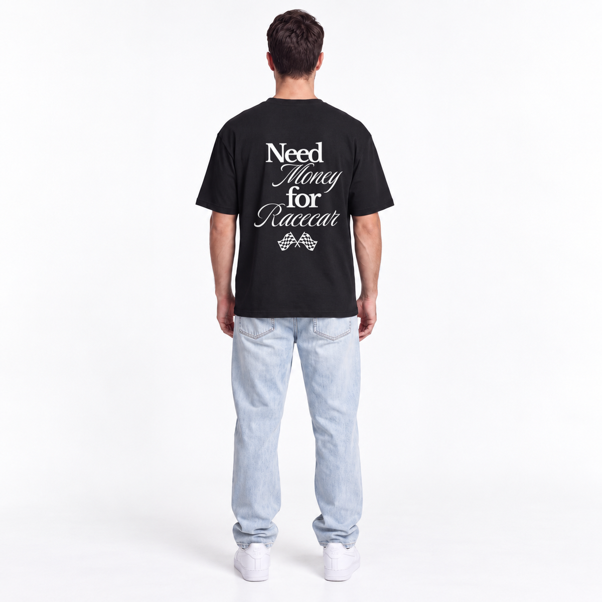Need Money Racecar Oversized Shirt
